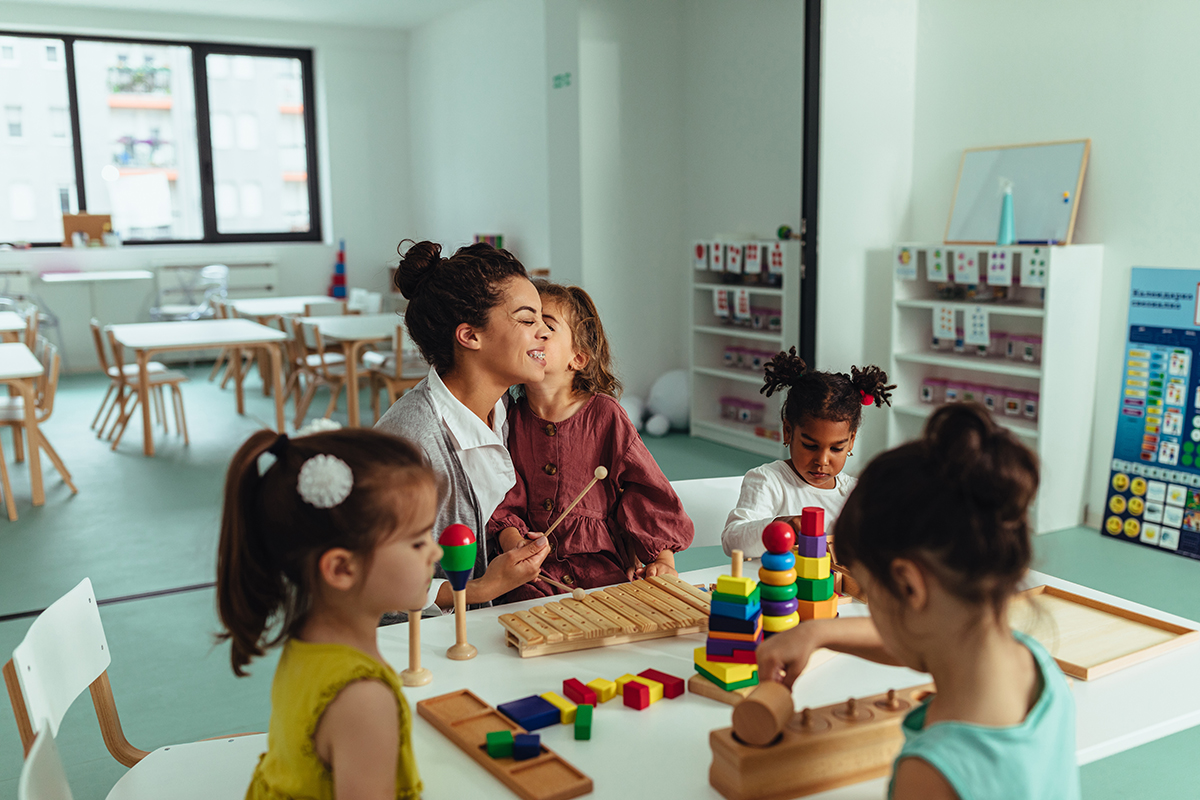 Educação para crianças de 2 a 4 anos